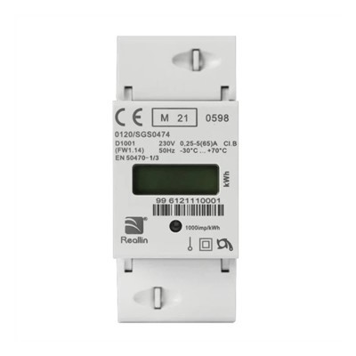 Једнофазни двожични бројило на ДИН шину -- Д1001